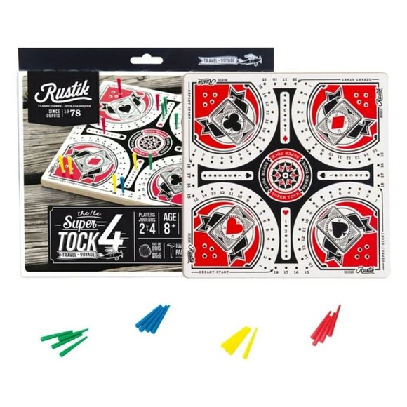 New Rustik Tock/Pachisi Game - Travel Edition - Picture 1 of 3